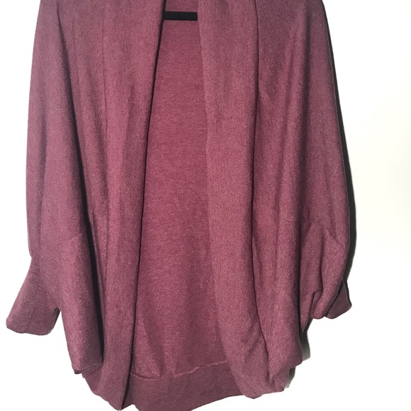 SALE⬇️ LAST 1▪️Mauve Dolman Sleeve Cocoon Cardigan - Picture 5 of 5